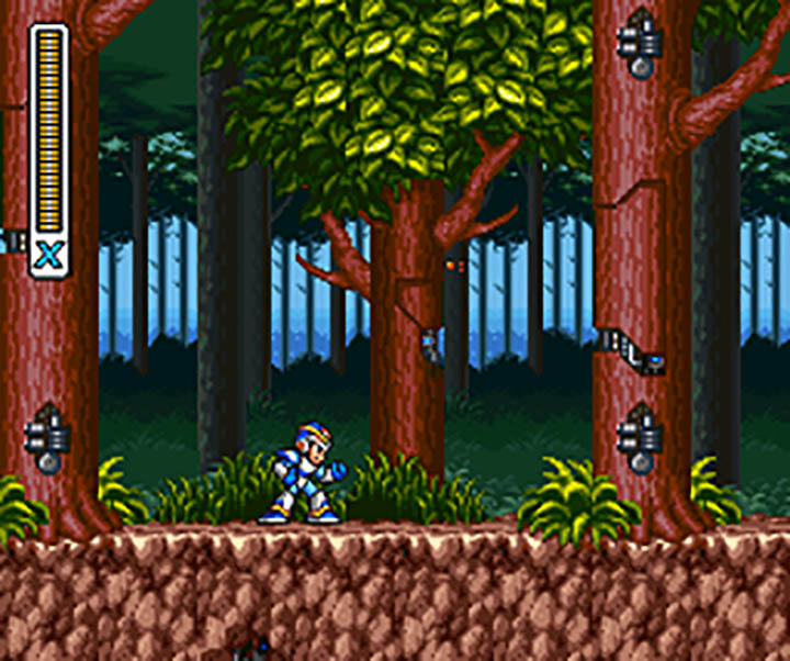 mega man x sting chameleon stage 1