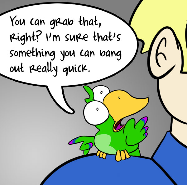 You can grab that, right?